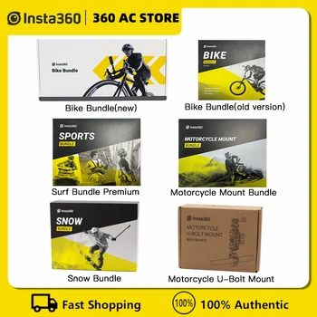 Insta360 Original Accessory Kit Collection Bike|Variklis|Banglenčių sportas|Veiksmas|Snowing Bundle Pasirinkite pagal poreikius